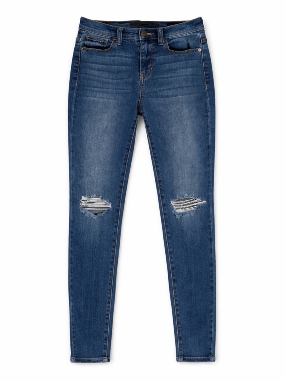 SP Black High Rise Distressed Skinny Jeans Size 24